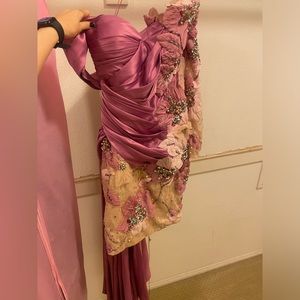 Pink/Beige Custom Made Dress